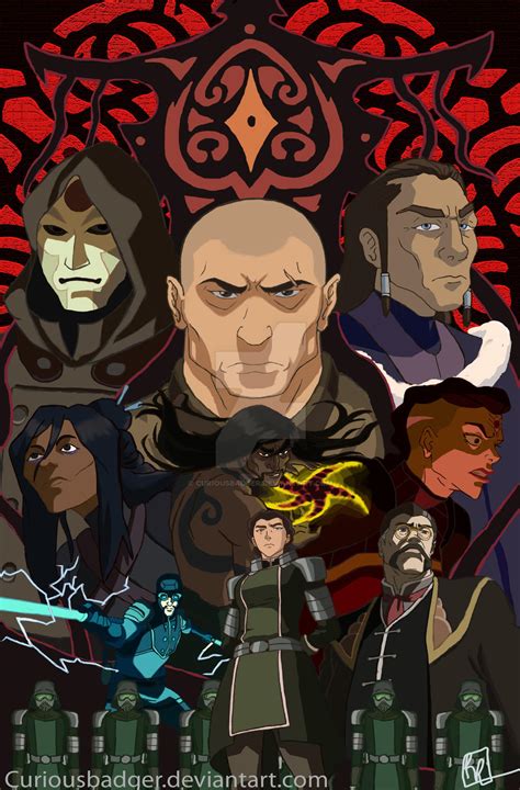 Legend of Korra Villains by CuriousBadger on DeviantArt