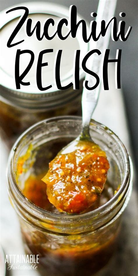 Zucchini Relish Recipe for Canning | Zucchini relish recipes, Zuchinni ...