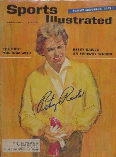 Betsy Rawls autographed Sports Illustrated Magazine (Golf)