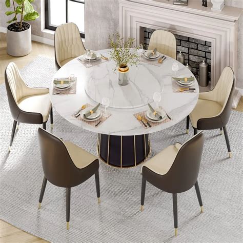 Elevate Your Dining Experience with a Lazy Susan Dining Table – POVISON