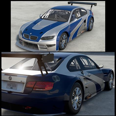 NFS Most Wanted BMW M3 GTR, updated. Livery in comments : r/granturismo