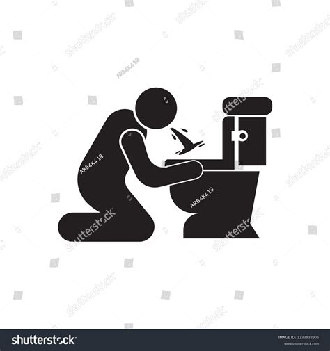 Stomach Ache Diarrhea Logo Icon Simple Stock Vector (Royalty Free) 2233832905 | Shutterstock