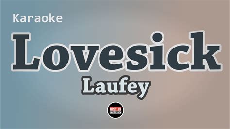 Laufey - Lovesick (Karaoke) Chords - Chordify