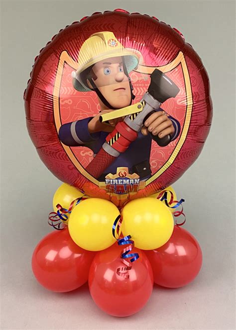 Fireman Sam Inflated Balloon Table Centrepiece