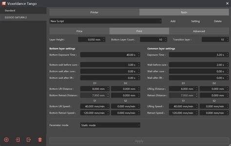 Finding smart support settings in Tango Slicer for TGM-7 resin