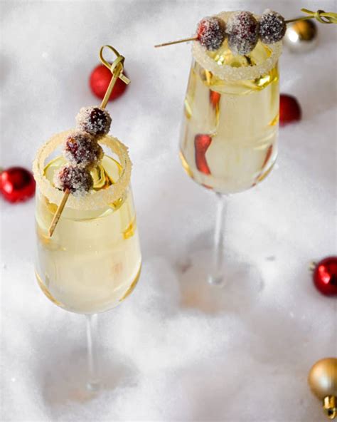 Holiday Elderflower Prosecco Cocktail | Elise Tries to Cook