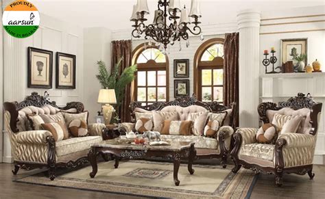 Antique Classic Sofa Set STYLE-0020 - Aarsun