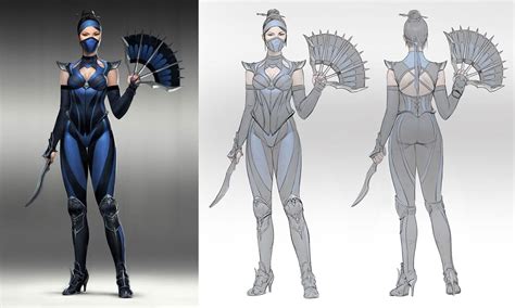 Kitana Concept Art from Mortal Kombat 11 #art #artwork #gaming # ...