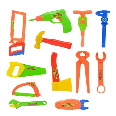 Children's Toolbox Set Real life Repair Tool Drill Screwdriver Repair Kit House play Toys Tool ...