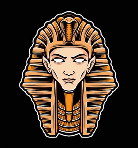 Premium Vector | Sphinx head vector