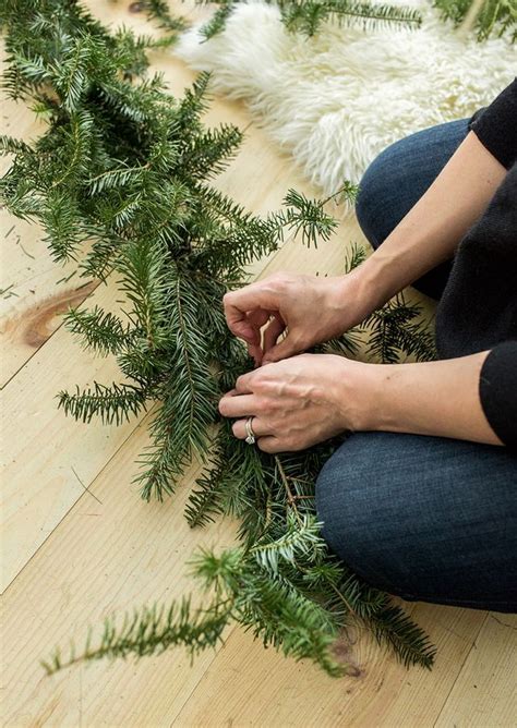 Holiday DIY: Foraged Evergreen Garland | The Fresh Exchange | Bloglovin ...