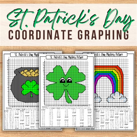 St. Patrick's Day Coordinate Plane Activity - First & Four Quadrants