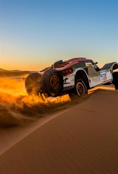 Sunset Over Buggy in Dakar Rally | Rally car, Rally car racing, Paris ...