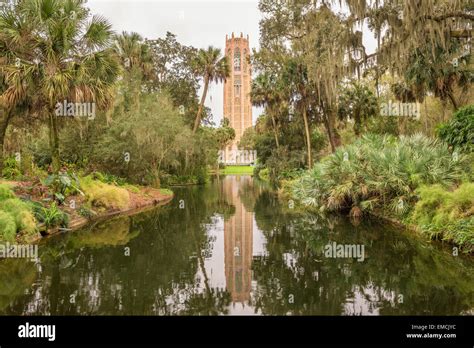 The Singing Tower in Bok Tower Gardens near Lake Wales, Florida. Bok Tower Gardens is a National ...