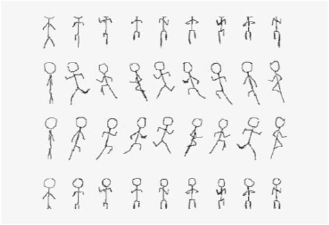 Running Stick Figure Sprite Sheet Stick Figure Running Animation | Images and Photos finder