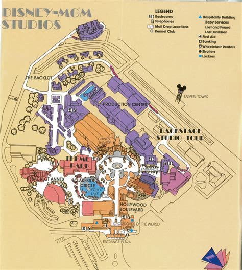 A ‘Hollywood’ Classic: The Studios’ First Guide Map | Disney Parks Blog