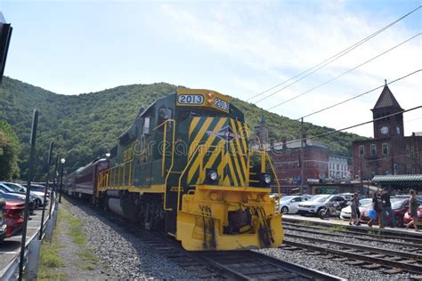 Jim Thorpe Pennsylvania Historic Town Train Station Editorial Stock Image - Image of ...