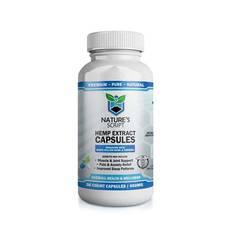 25 count of Hemp Extract Capsules - Healthy Steps LLC