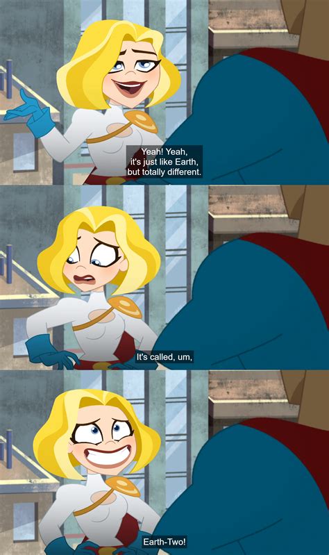 Power Girl badly explains her origins. : r/MemeTemplatesOfficial