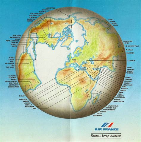Airline memorabilia: Air France (1986 / 1987)