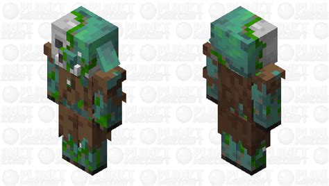 Drowned Zombified Piglin Minecraft Mob Skin