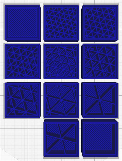 Types Of Infill Patterns And Percentages - Niltech 3D | Best 3D Printing Service Hyderabad India