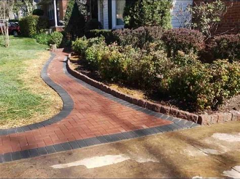 Brick Walkway Installation - Best Landscape & Construction