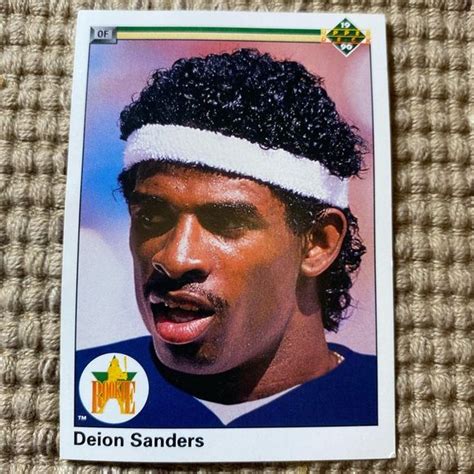 Deion sanders cards | Upper deck baseball cards, Baseball cards, Baseball