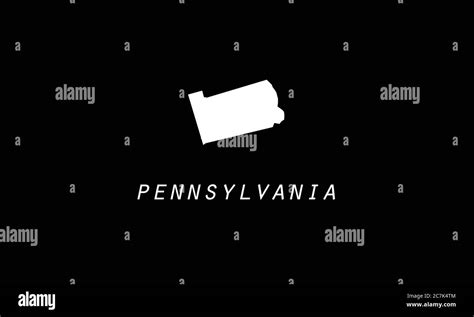 Pennsylvania outline vector Black and White Stock Photos & Images - Alamy