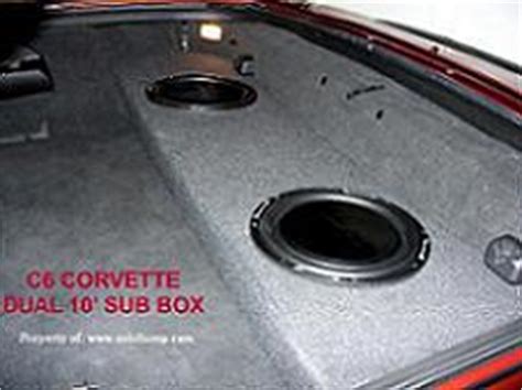 C4, C5, C6 and C7 Corvette Custom Subwoofer Enclosures-by Subthump