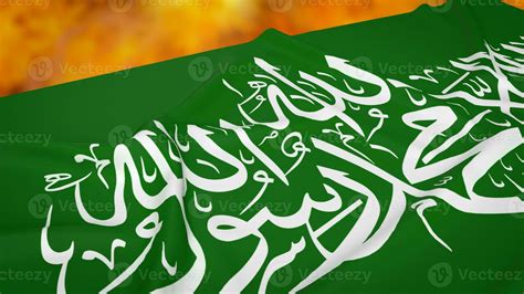 The Hamas flag on fire background 3d rendering 32174344 Stock Photo at ...