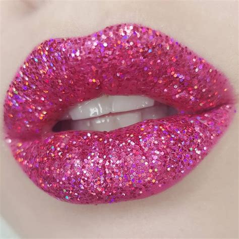 Pink Glitter Lipstick