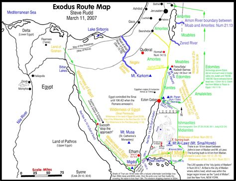 Bible research in Israel: The EXODUS