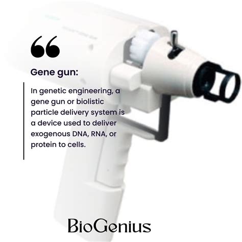 Gene Gun – Biogenius Hub