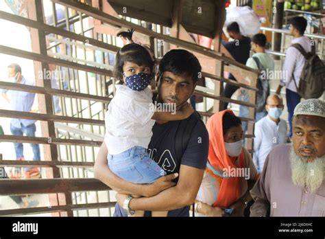 People are moving inside Kamalapur Railway Station and Dhaka Airport ...