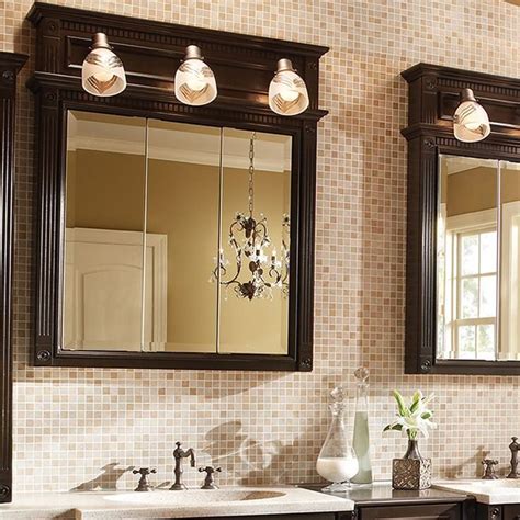 Tri-View with Lights - Bathroom Storage - Bertch Cabinet Manufacturing | Bathroom cabinets with ...