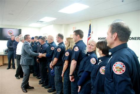 Commissioners Recognize Fire Department Personnel - WRWH