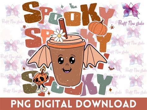 Spooky Png Coffee Design Png Spooky Vibes Png Funny - Etsy