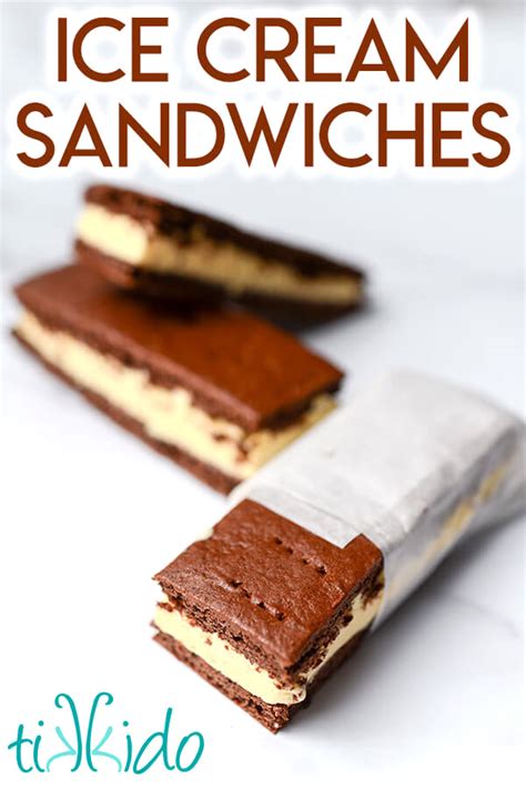 Homemade Ice Cream Sandwiches | Tikkido.com