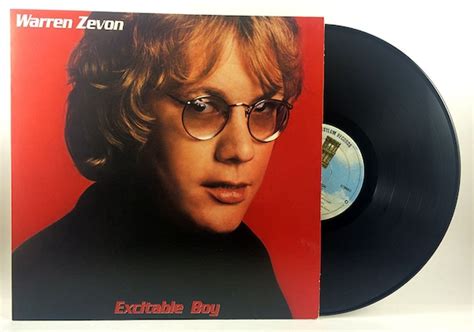 Warren Zevon: Excitable Boy Rock Vinyl Record Vintage