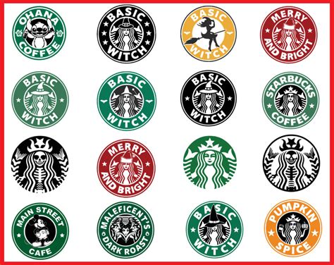 Starbucks svg, Starbucks bundle svg, Starbucks clip art, Starbucks ...