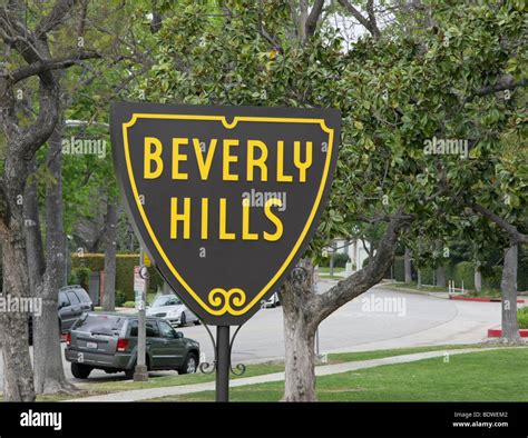 The Beverly Hills sign in Beverly Hills, Los Angeles Stock Photo - Alamy