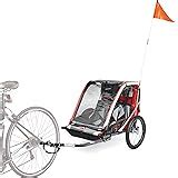 Amazon.com : Schwinn Joyrider Bicycle Trailer (Red/Gray) : Child Carrier Bike Trailers : Sports ...