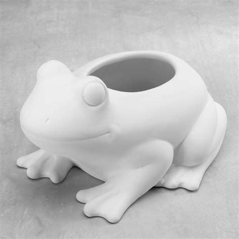 DUNCAN BQ LRG FROG PLANTER – Evans Ceramic Supply