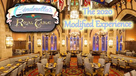 Cinderella's Royal Table 2020 Modified Experience At Disney World ...