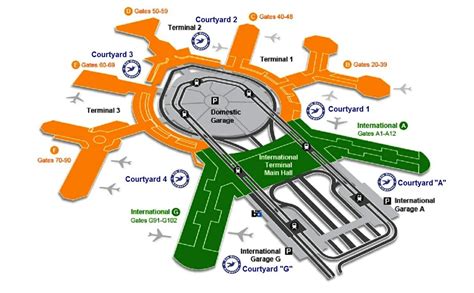 Terminals map San Francisco International Airport SFO | Gate