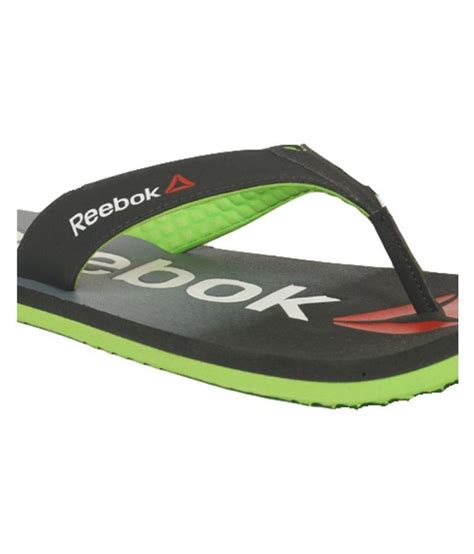 Reebok Black Flip Flops Price in India- Buy Reebok Black Flip Flops ...