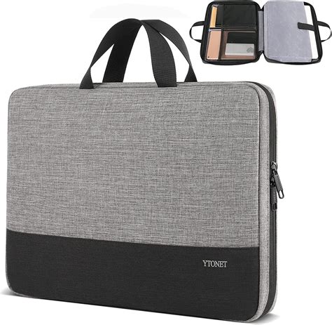 Ytonet Laptop Sleeve Case, 15.6 inch Slim Waterbestendig TSA Laptop ...