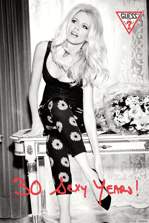 Claudia Schiffer Guess Campaign Marks Brand's 30th Anniversary (PHOTOS ...