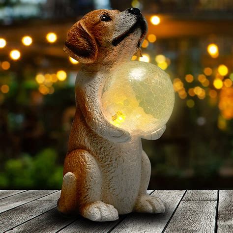 Yiosax Easter Dog Memorial Gifts - Forever My Guardian Angel Garden Solar Light Pet Memorial ...